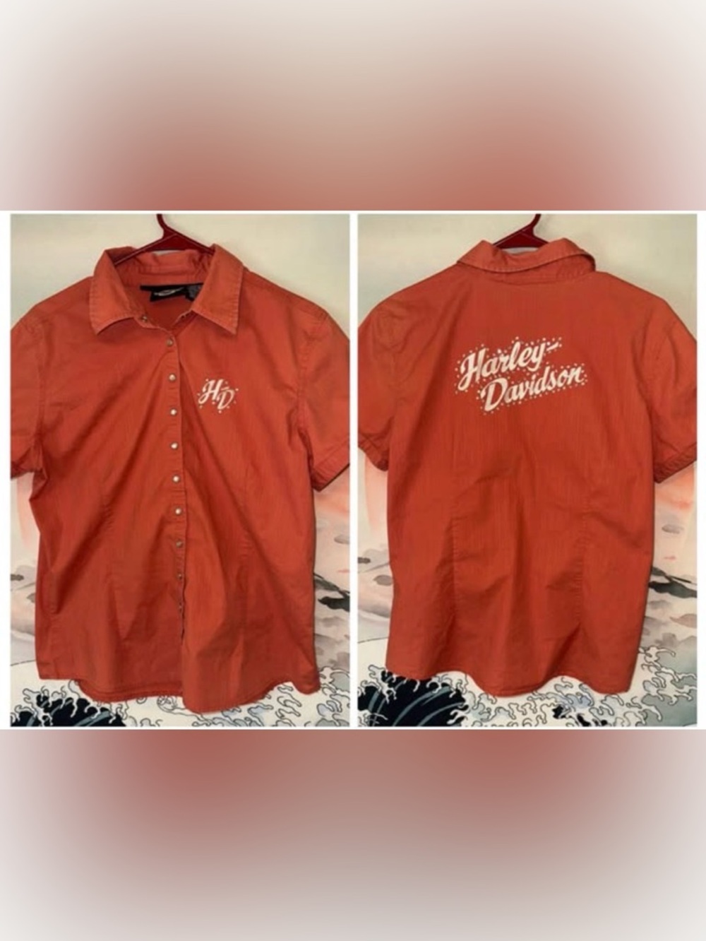 Women’s Harley Davidson Shirt, Size Large